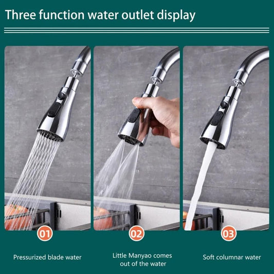 AquaFlex Triple-Mode Kitchen Faucet